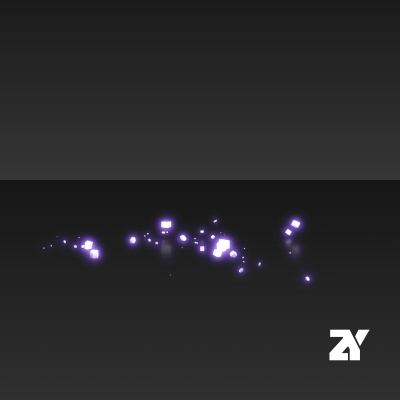 剣と光の合成 紫光石