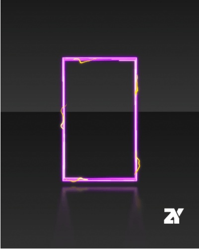 ライントレーリングカード光エフェクト