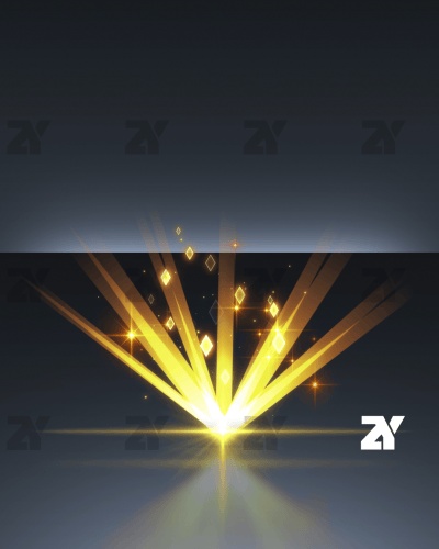 宝箱開封エフェクト_金色のハードエッジ