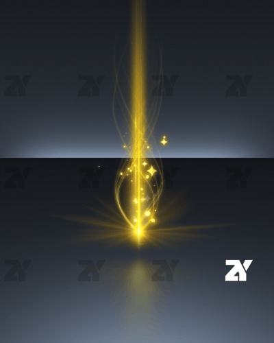 宝箱開封エフェクト_縦光チェーン