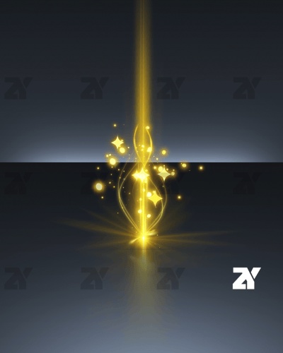 宝箱開封エフェクト_縦光チェーン