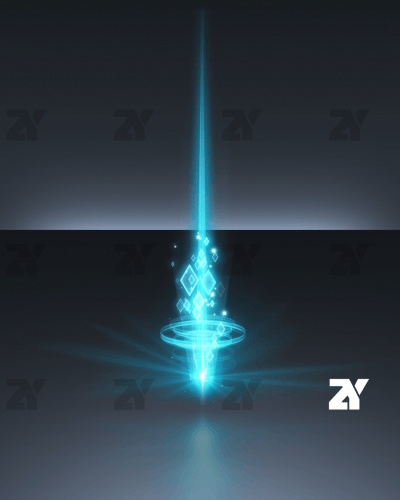 宝箱開封エフェクト_縦光テクノ