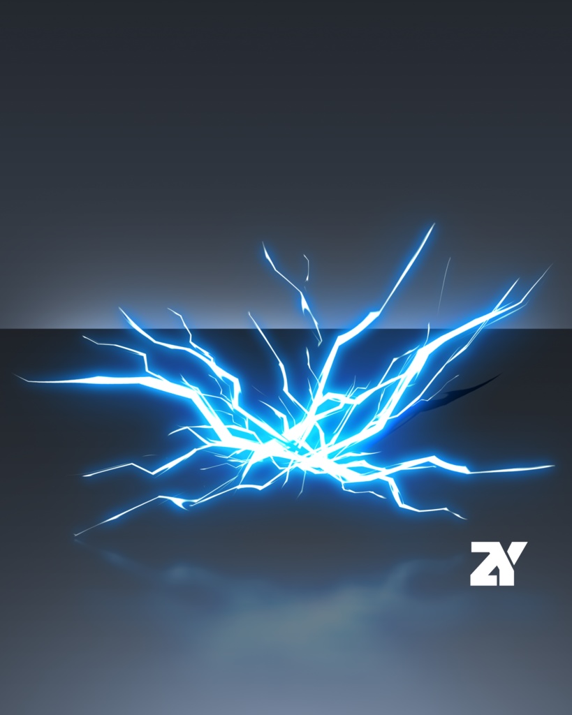 稲妻持続放電直線
