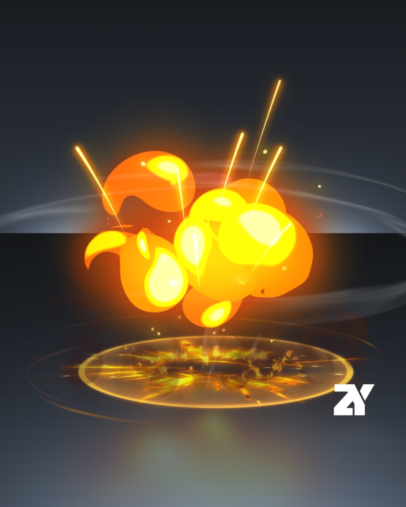 爆発エフェクト_爆弾爆発01