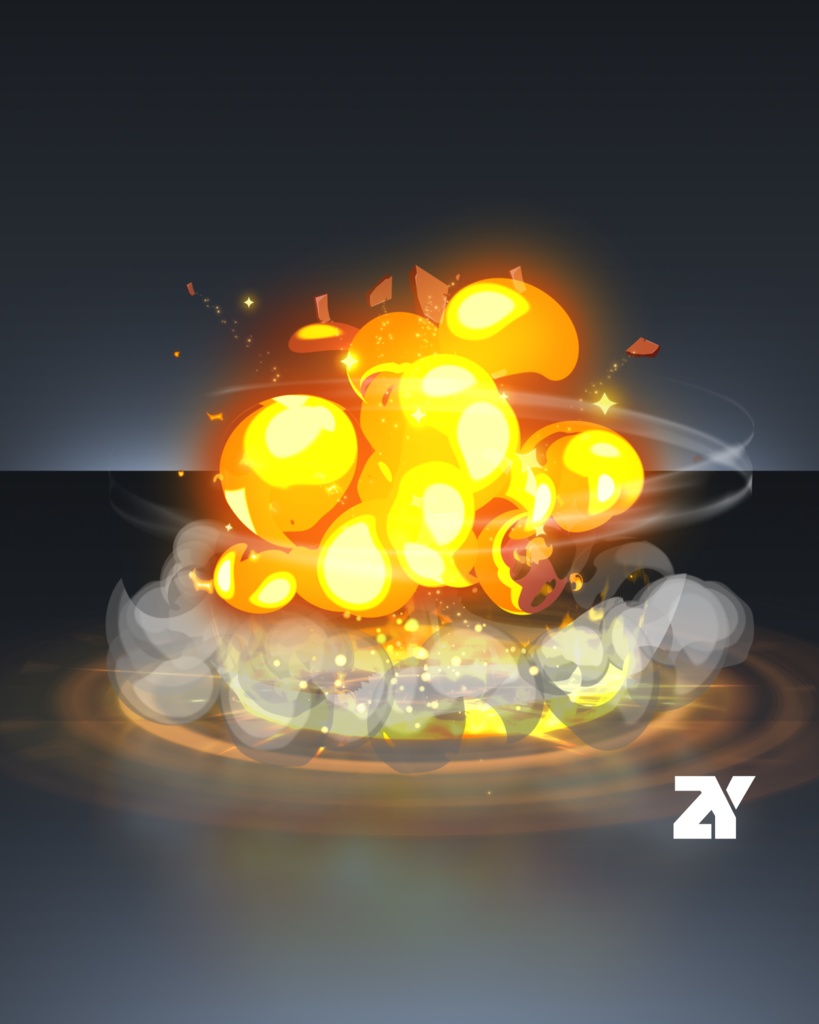 爆発エフェクト_爆弾爆発07
