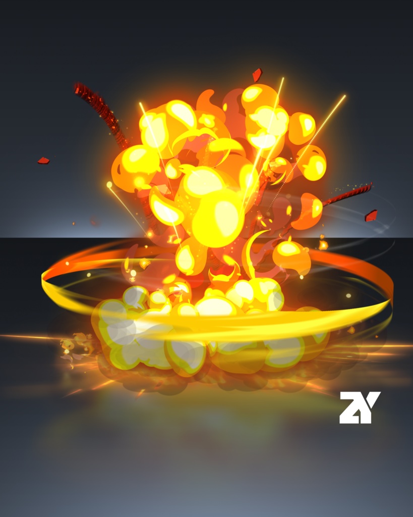 爆発エフェクト_爆弾爆発09