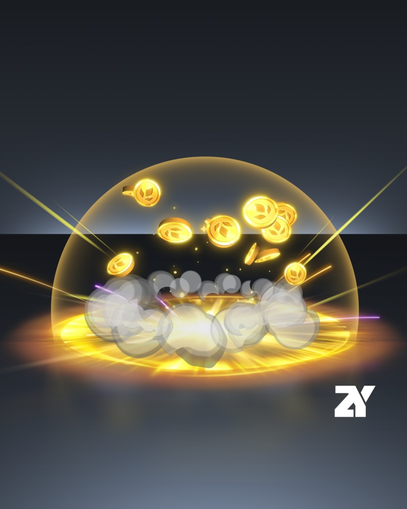 爆発エフェクト_金貨爆破