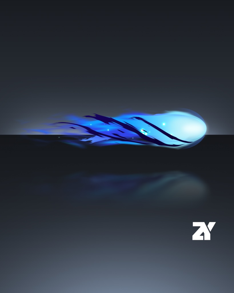 トレイルエフェクト_エネルギー飛弾