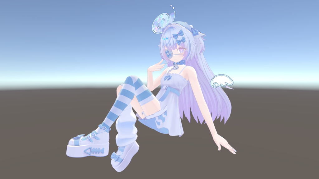 あのめあちゃんのポーズ