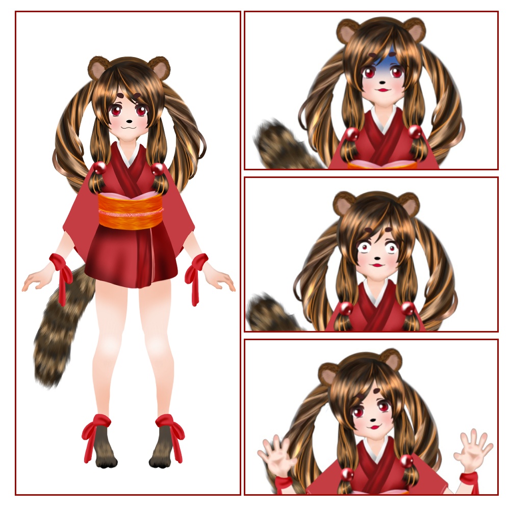 【Live2Dモデル:無償】田貫ミミ_facerig対応