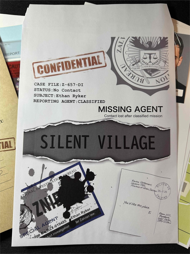 SILENT VILLAGE(紙の謎解きキット)