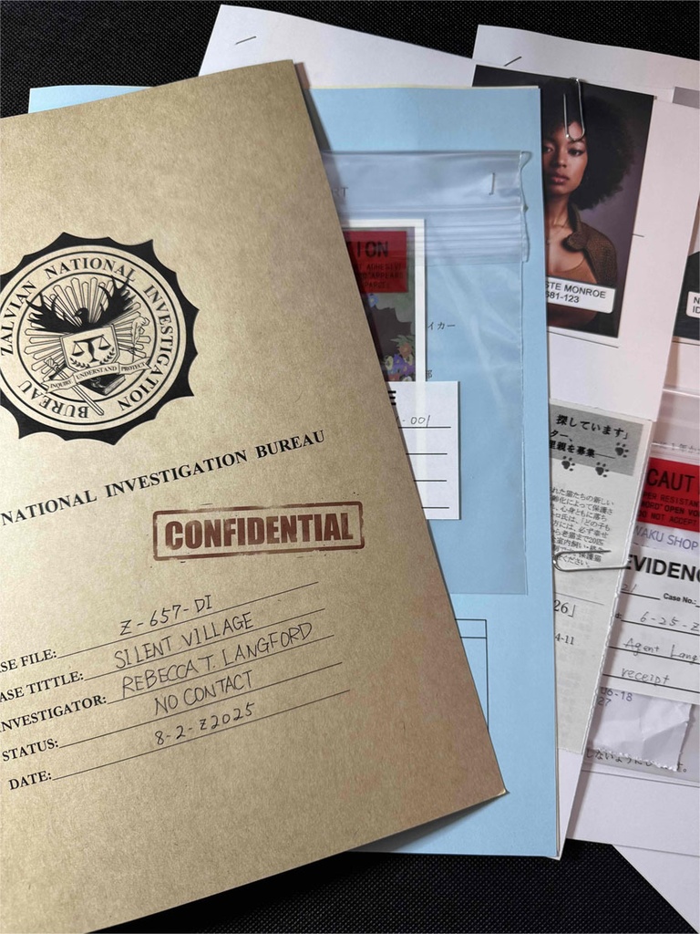 SILENT VILLAGE(紙の謎解きキット)