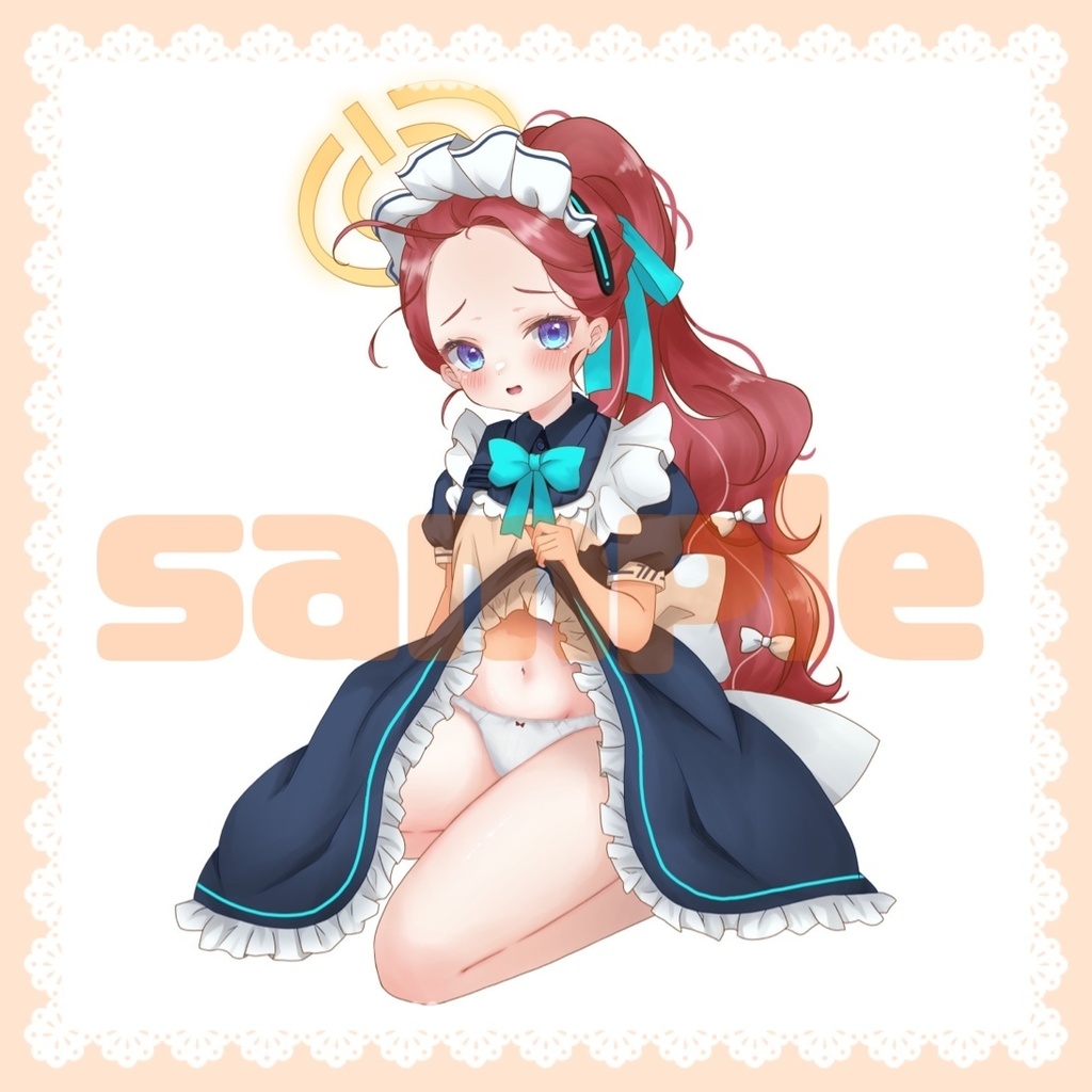 ブルアカ メイドユズ♡アクリルスタンド