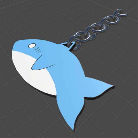 【無料】Shark Key ring【サメのキーホルダー】