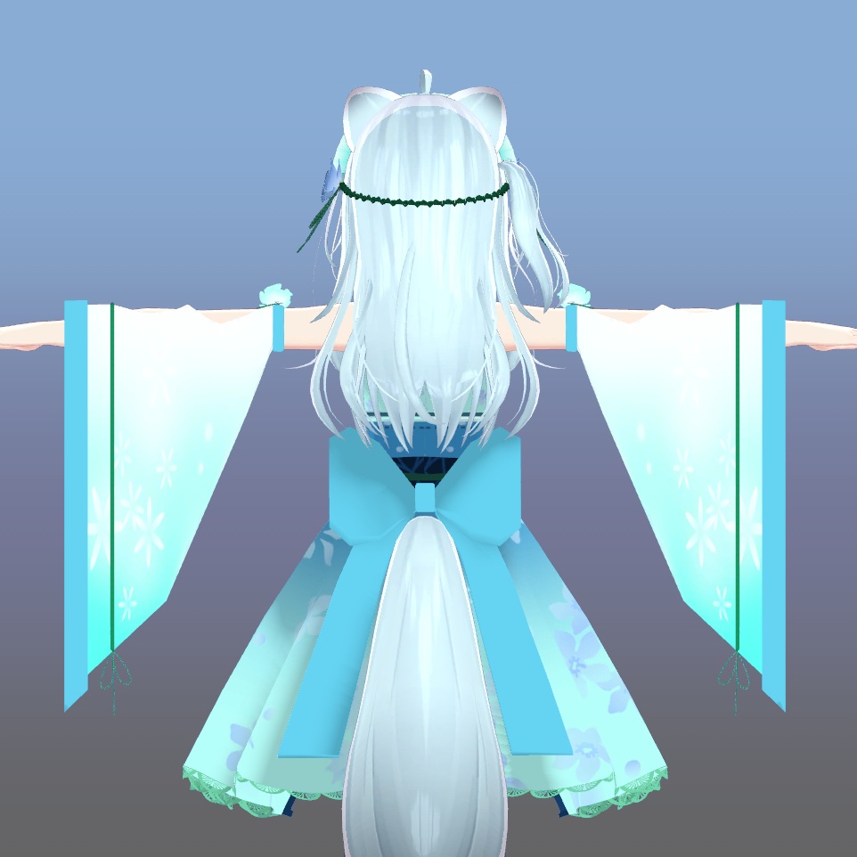 「狐雪専用服」ファンタジーメイド服