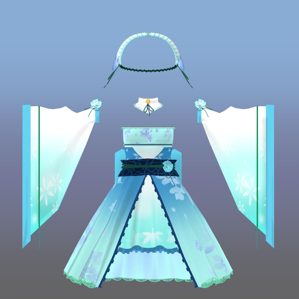 「狐雪専用服」ファンタジーメイド服