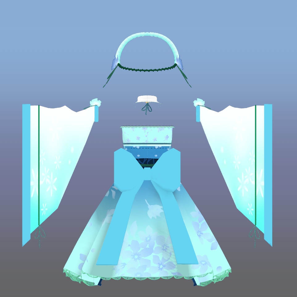 「狐雪専用服」ファンタジーメイド服