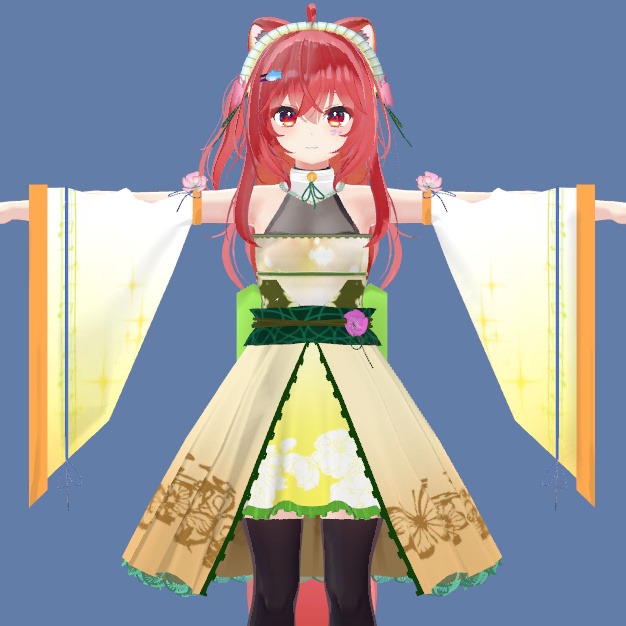 「狐雪専用服」ファンタジーメイド服