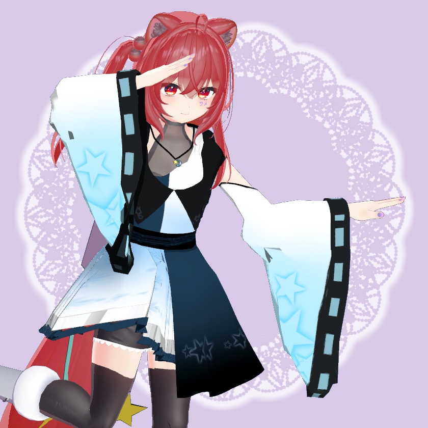 「狐雪専用服」ウィザード_ドレス