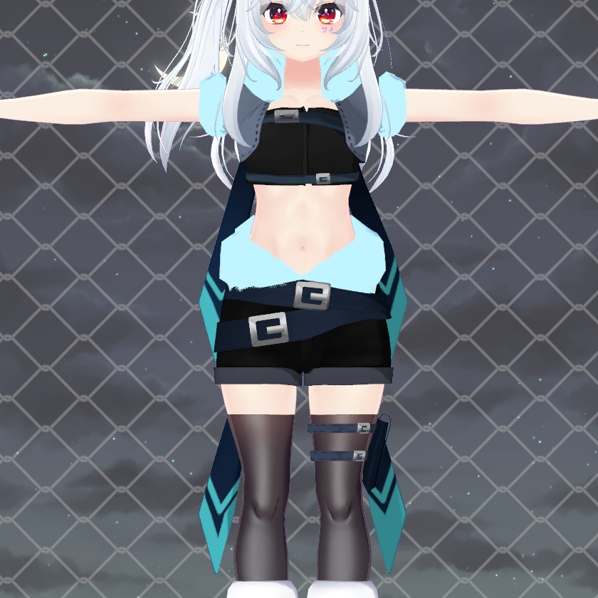 「狐雪専用服」冬ハンター衣装