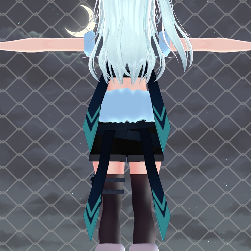 「狐雪専用服」冬ハンター衣装