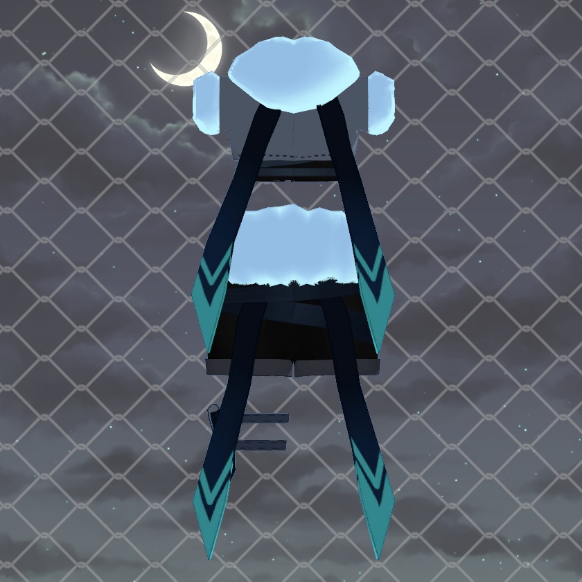 「狐雪専用服」冬ハンター衣装