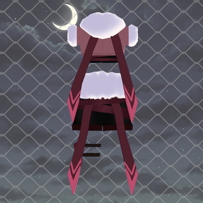 「狐雪専用服」冬ハンター衣装