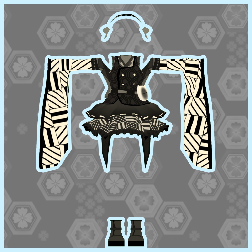 【狐雪専用服】和ロリ衣装