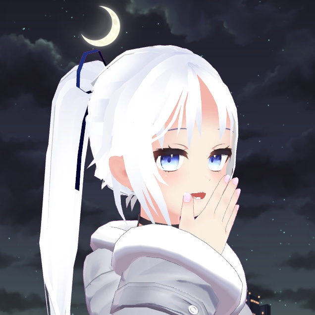 「狐雪専用服」サメ仮面ヘアセット