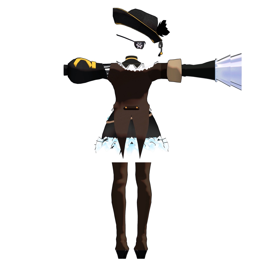 「アッシュ専用服」ハロウィン海賊