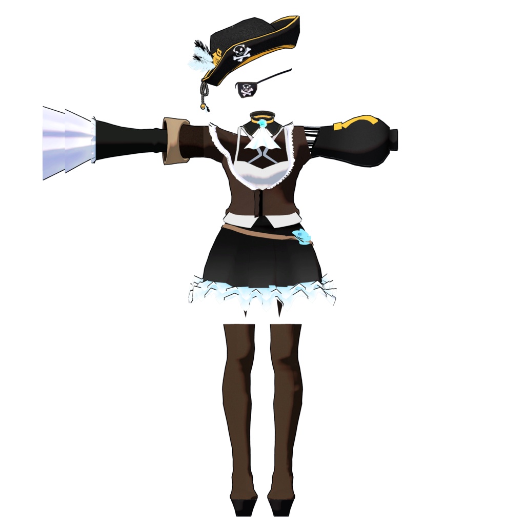 「アッシュ専用服」ハロウィン海賊