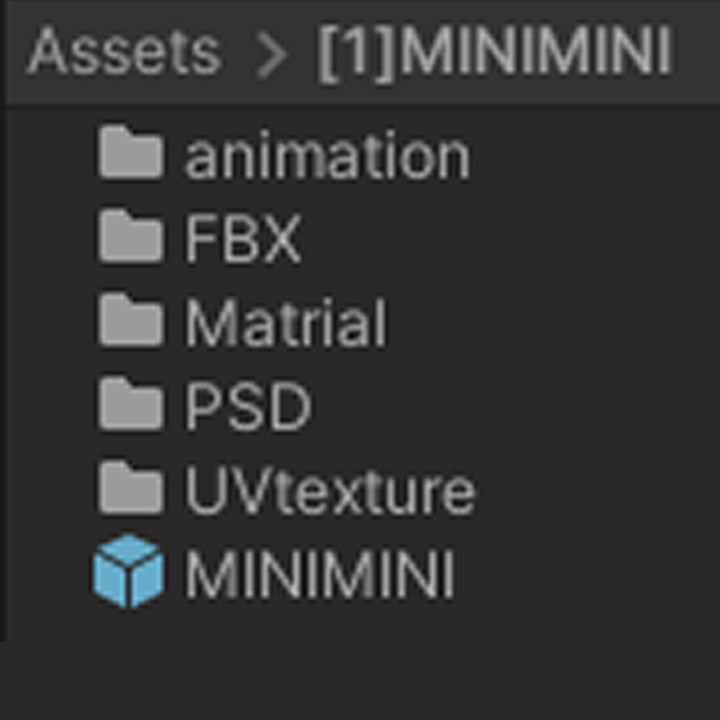 オリジナル3Dモデル「ミニミニ」