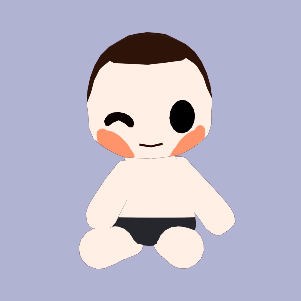 オリジナル3Dモデル「ミニミニ」