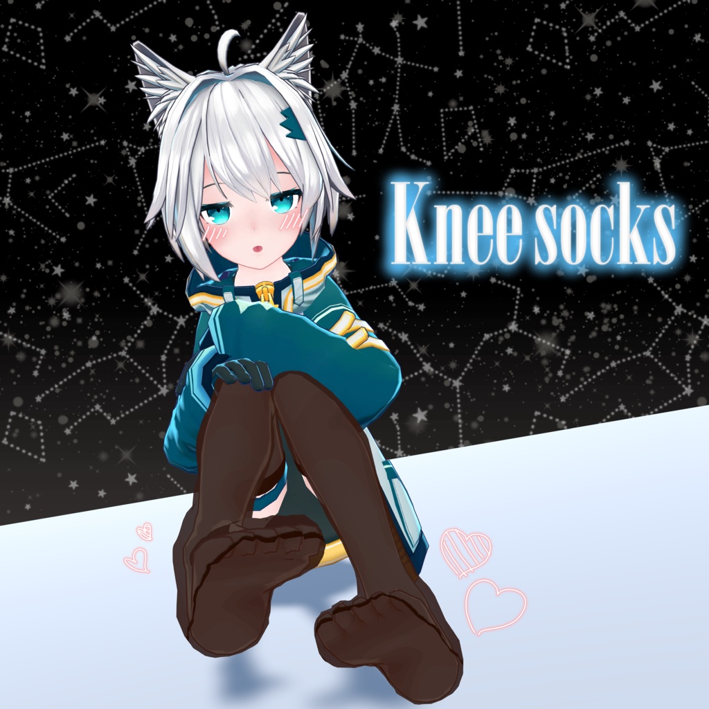 [3アバター対応]ニーソックス