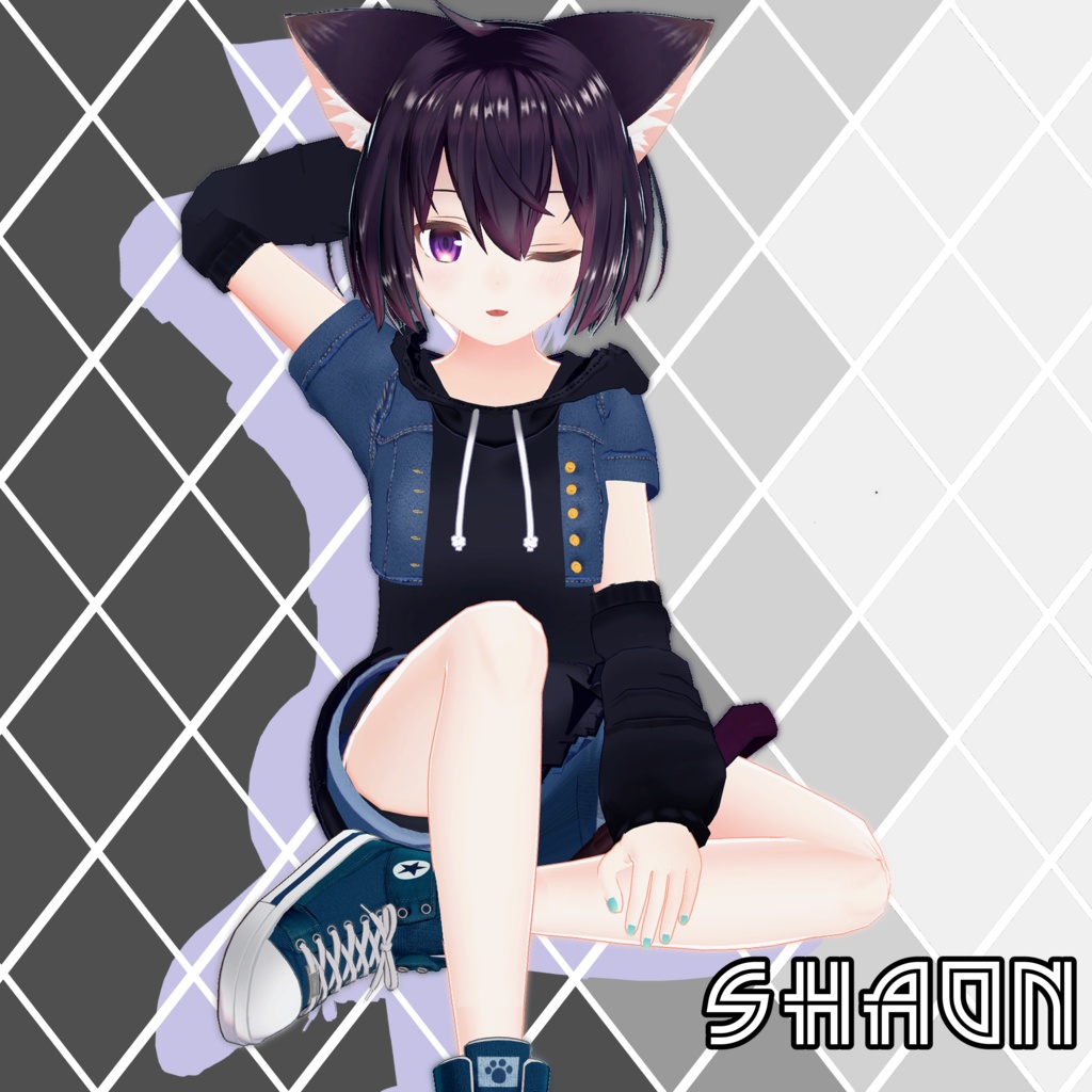 デニムジャケットコーディ