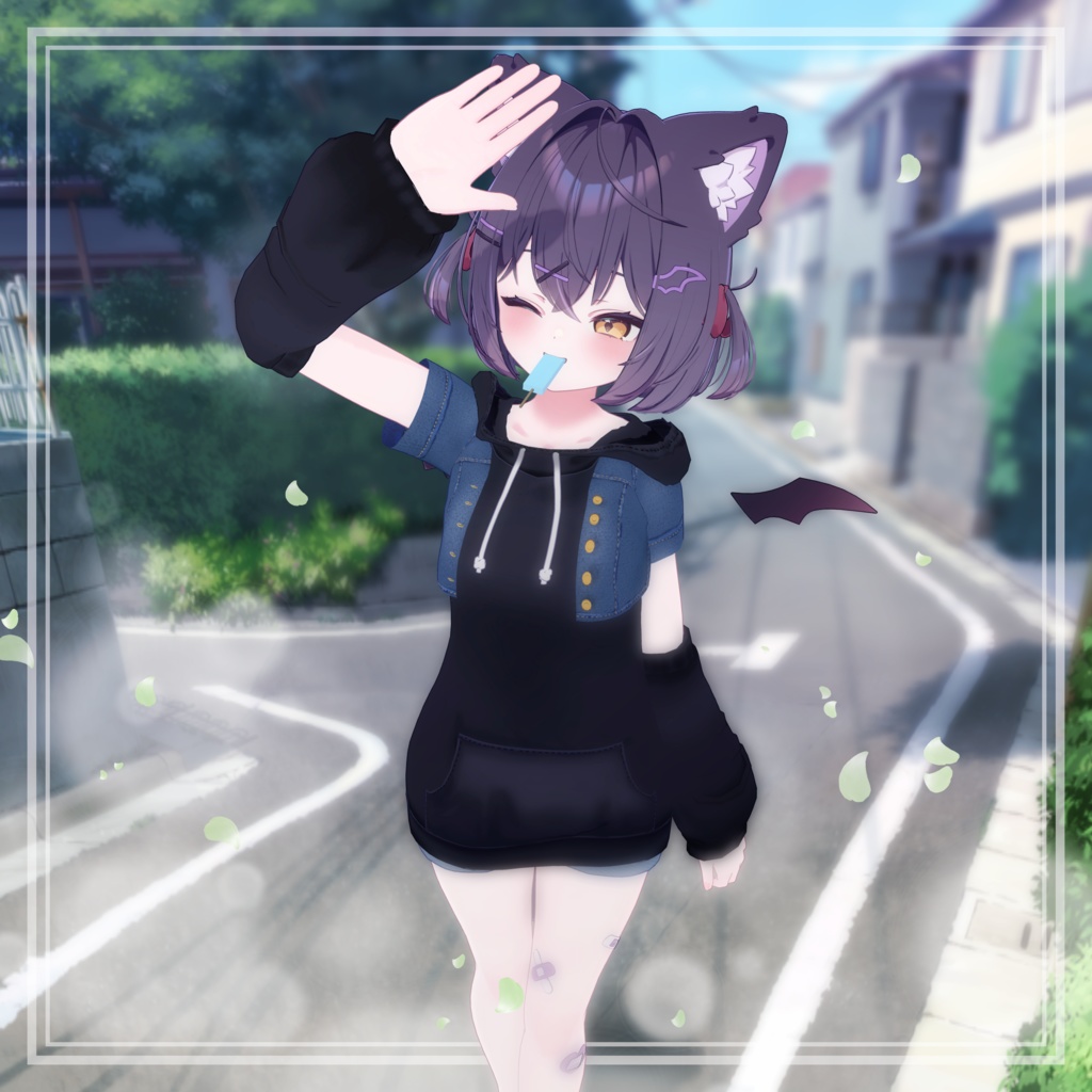 デニムジャケットコーディ