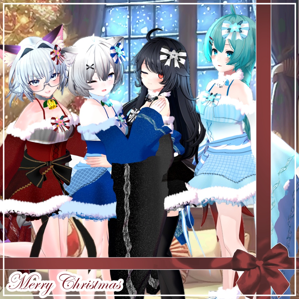 クリスマスミニドレス