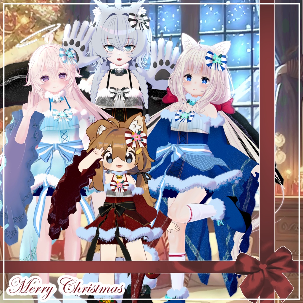 クリスマスミニドレス