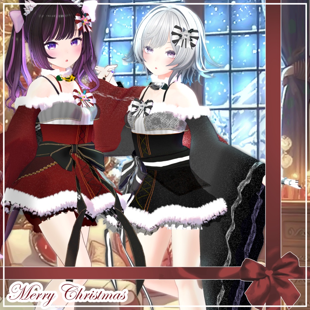 クリスマスミニドレス