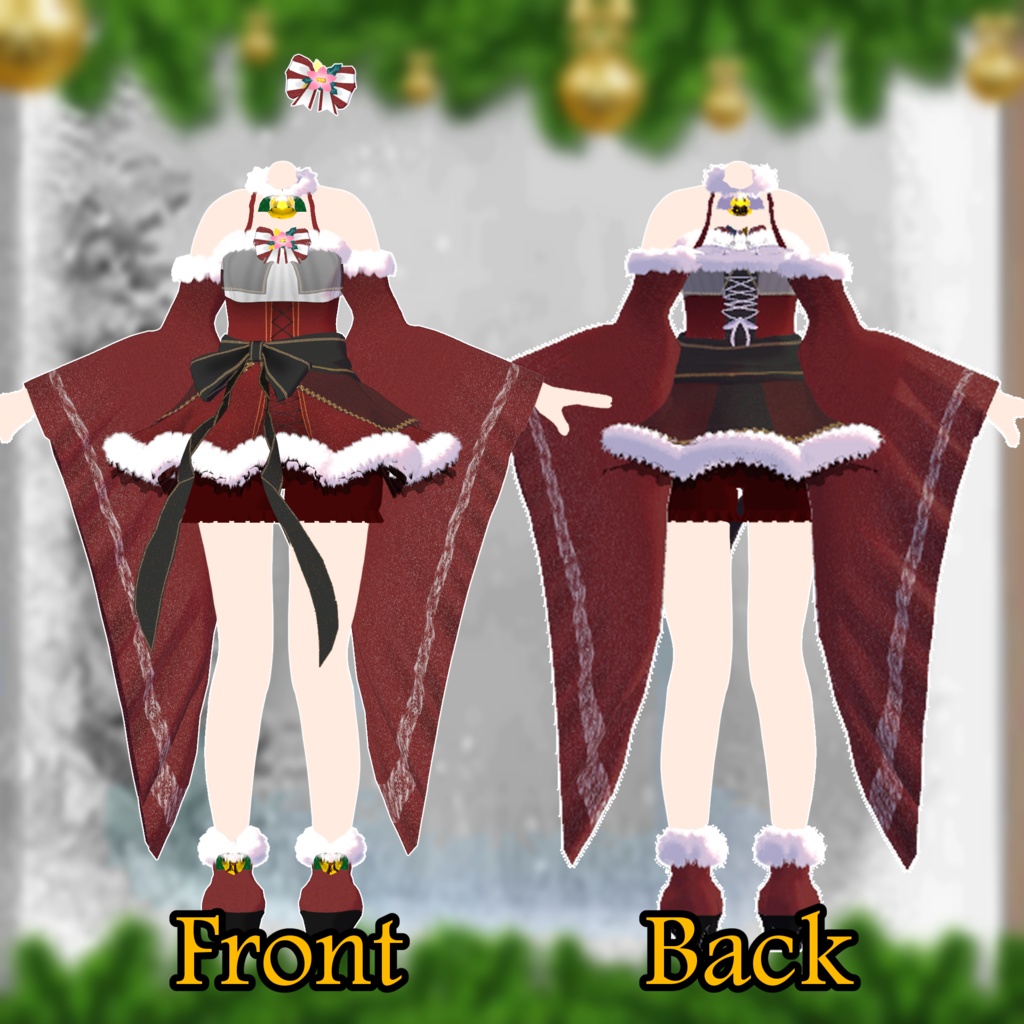 クリスマスミニドレス