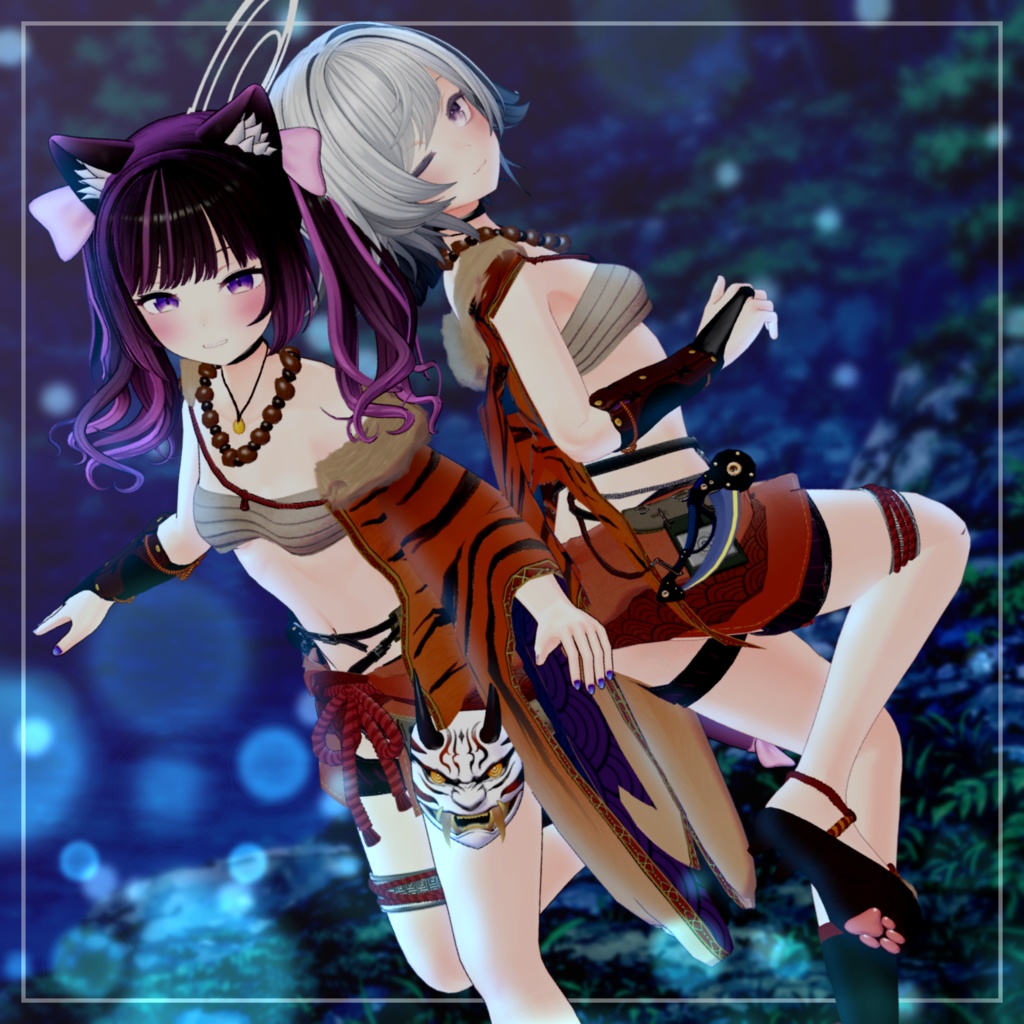 【オリジナル3Dモデル】鬼煌舞装 / kikoubusou