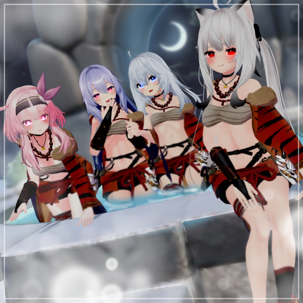 【オリジナル3Dモデル】鬼煌舞装 / kikoubusou