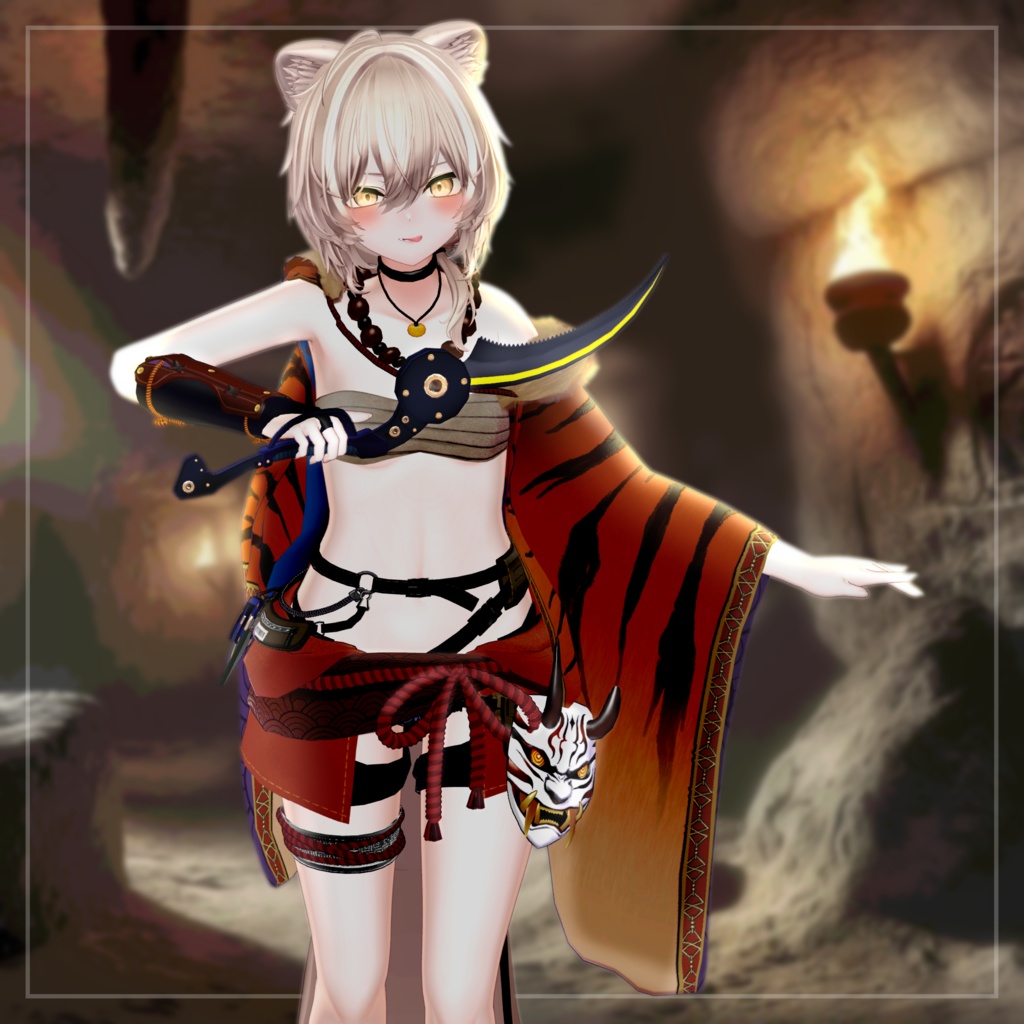 【オリジナル3Dモデル】鬼煌舞装 / kikoubusou