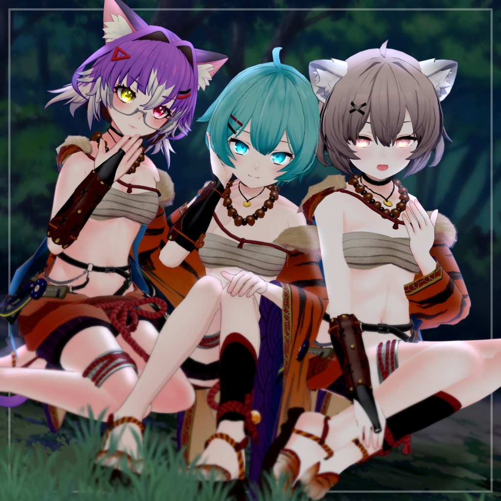 【オリジナル3Dモデル】鬼煌舞装 / kikoubusou