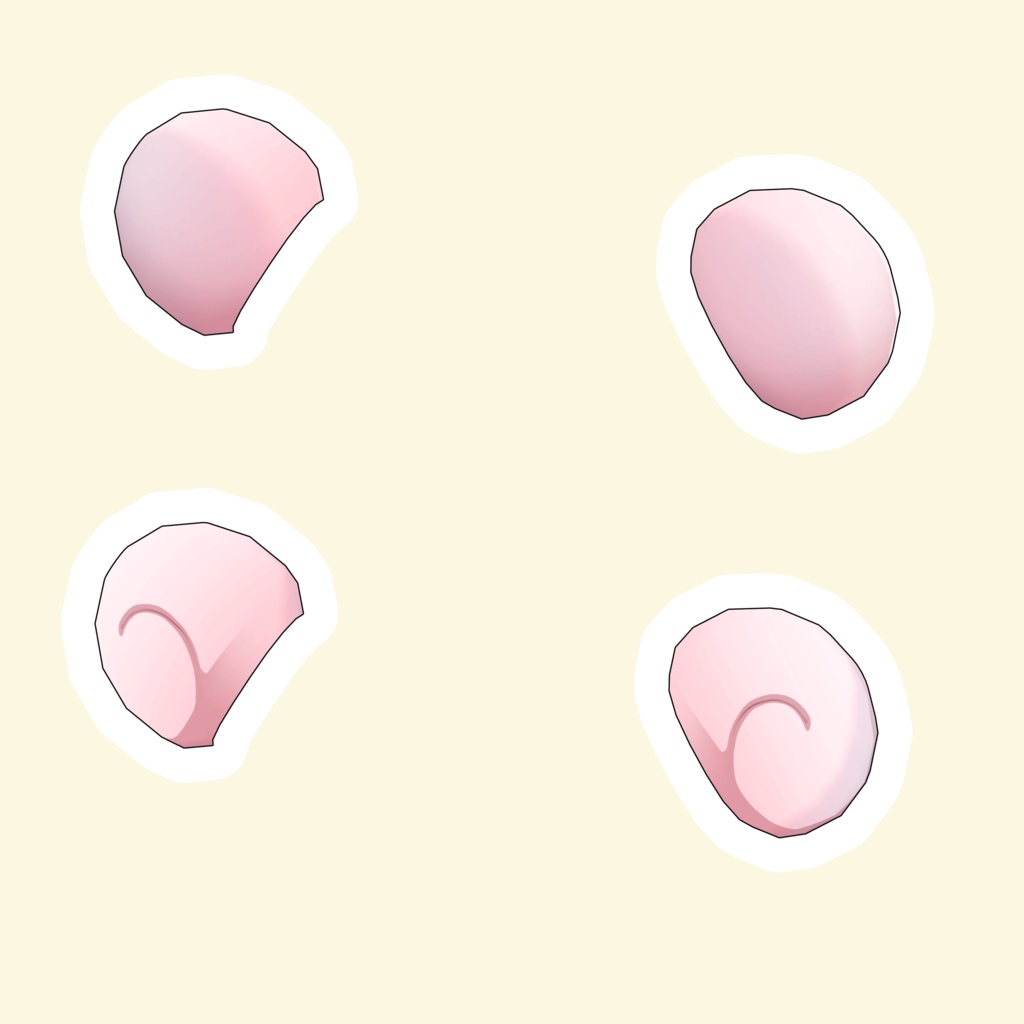 【無料】クルクルの耳