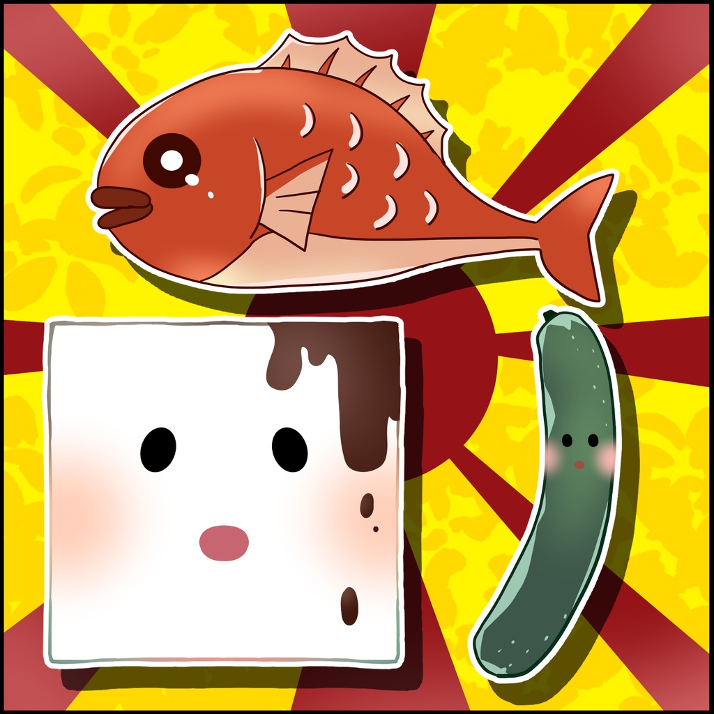 VTubeStudio用　動くアイテム　3点セット