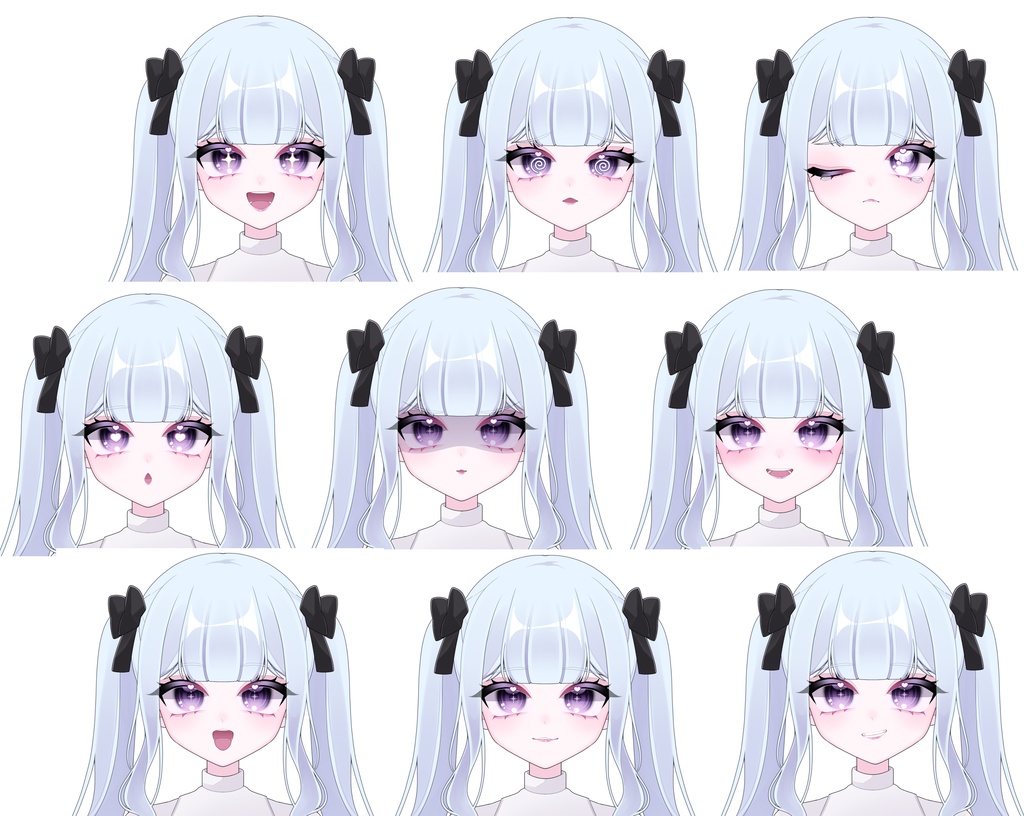 カスタム可能なVtuberモデル Girl 汎用モデル VBridger対応可