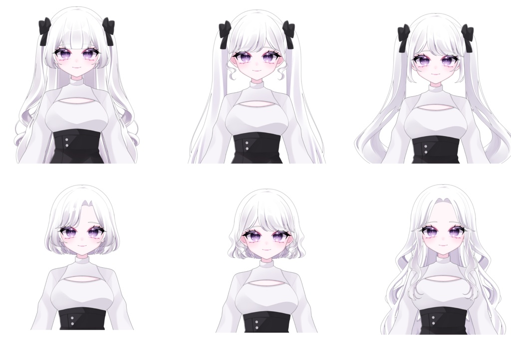 カスタム可能なVtuberモデル Girl 汎用モデル VBridger対応可