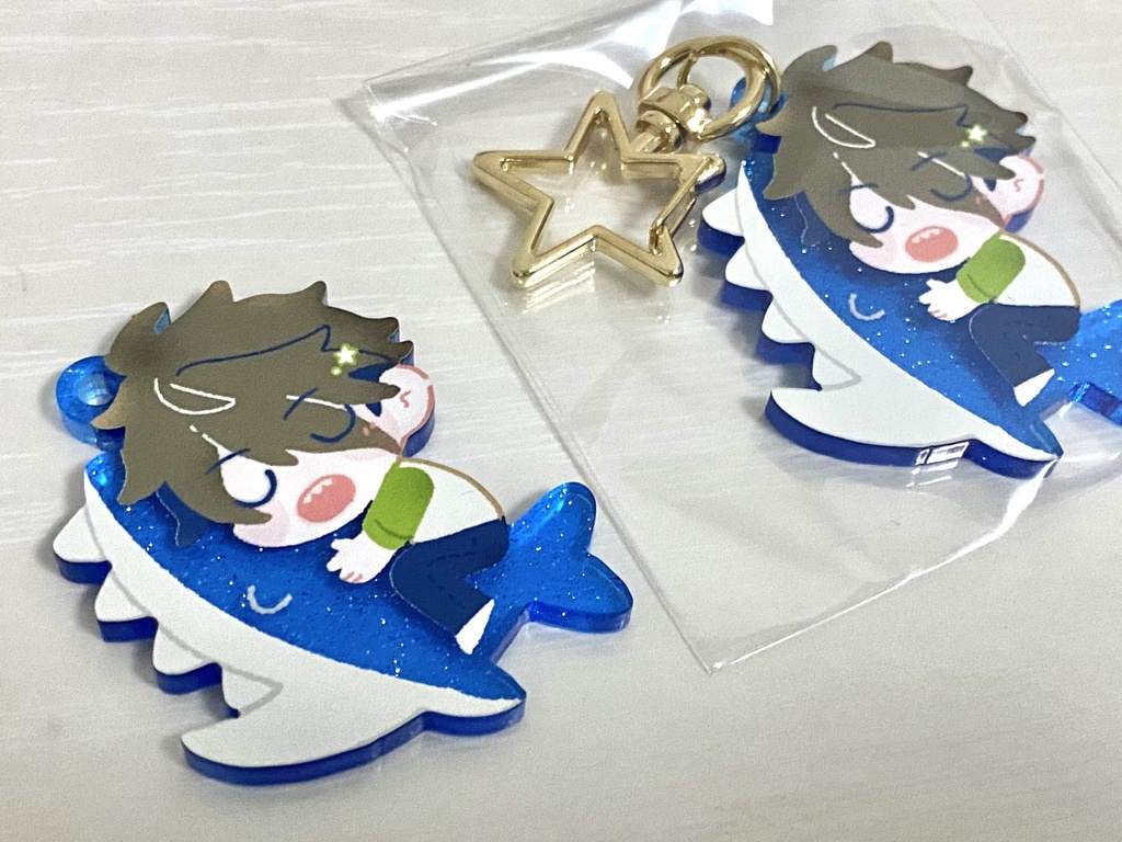 握野英雄　ガブガブシャークくんとおやすみアクキー