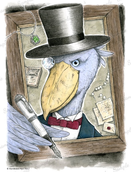 pixivFACTORY/トートバッグ 『ハシビロコウ紳士』